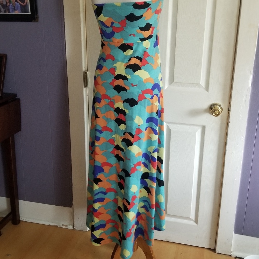 LuLaRoe maxi skirt size large
